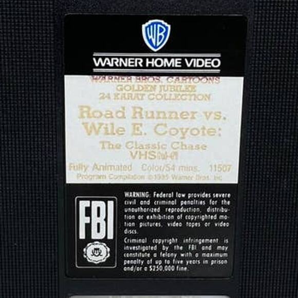 Warner Bros. Cartoons Golden Jubilee 24 Karat Collection VHS - Picture 3 of 7